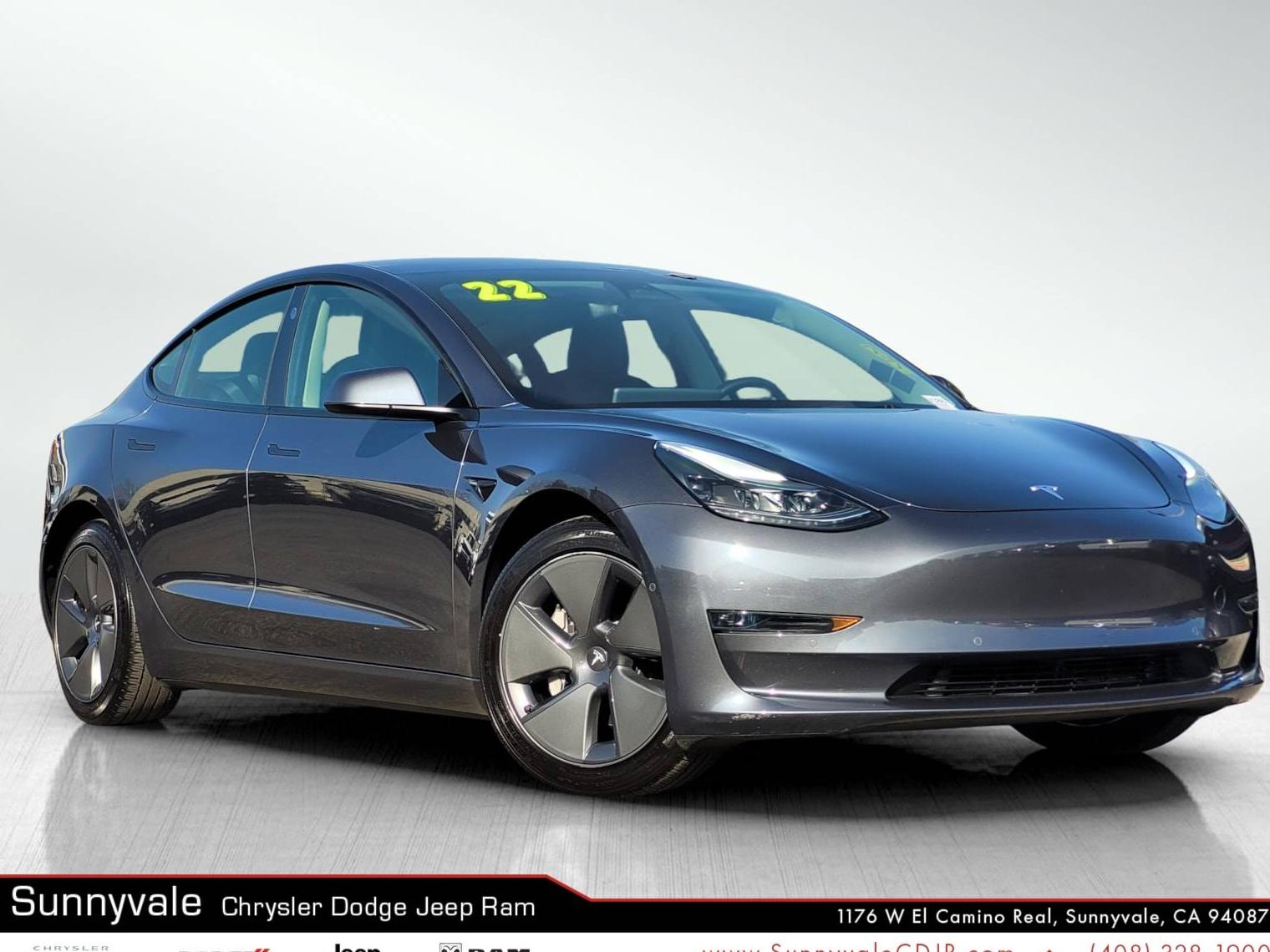 TESLA MODEL 3 2022 5YJ3E1EB1NF133485 image